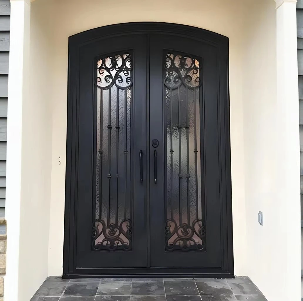 Apex Wrought Iron Anti-Theft Modern Villa Front and Outer Entrance Door with Stainless Steel Screen - China Security Door
Apex Wrought Iron Anti-Theft Modern Villa Front and Outer Entrance Door with Stainless Steel Screen - China Security Door