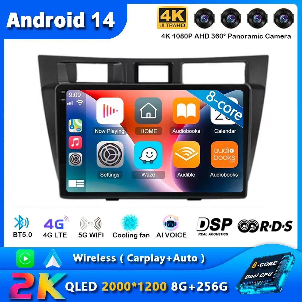 Car DVD Android 14 Wireless Carplay GPS Navigation For Toyota Mark II 9 X100 2000 - 2007 Auto Radio Multimedia Player NO 2din
Car DVD Android 14 Wireless Carplay GPS Navigation For Toyota Mark II 9 X100 2000 - 2007 Auto Radio Multimedia Player NO 2din