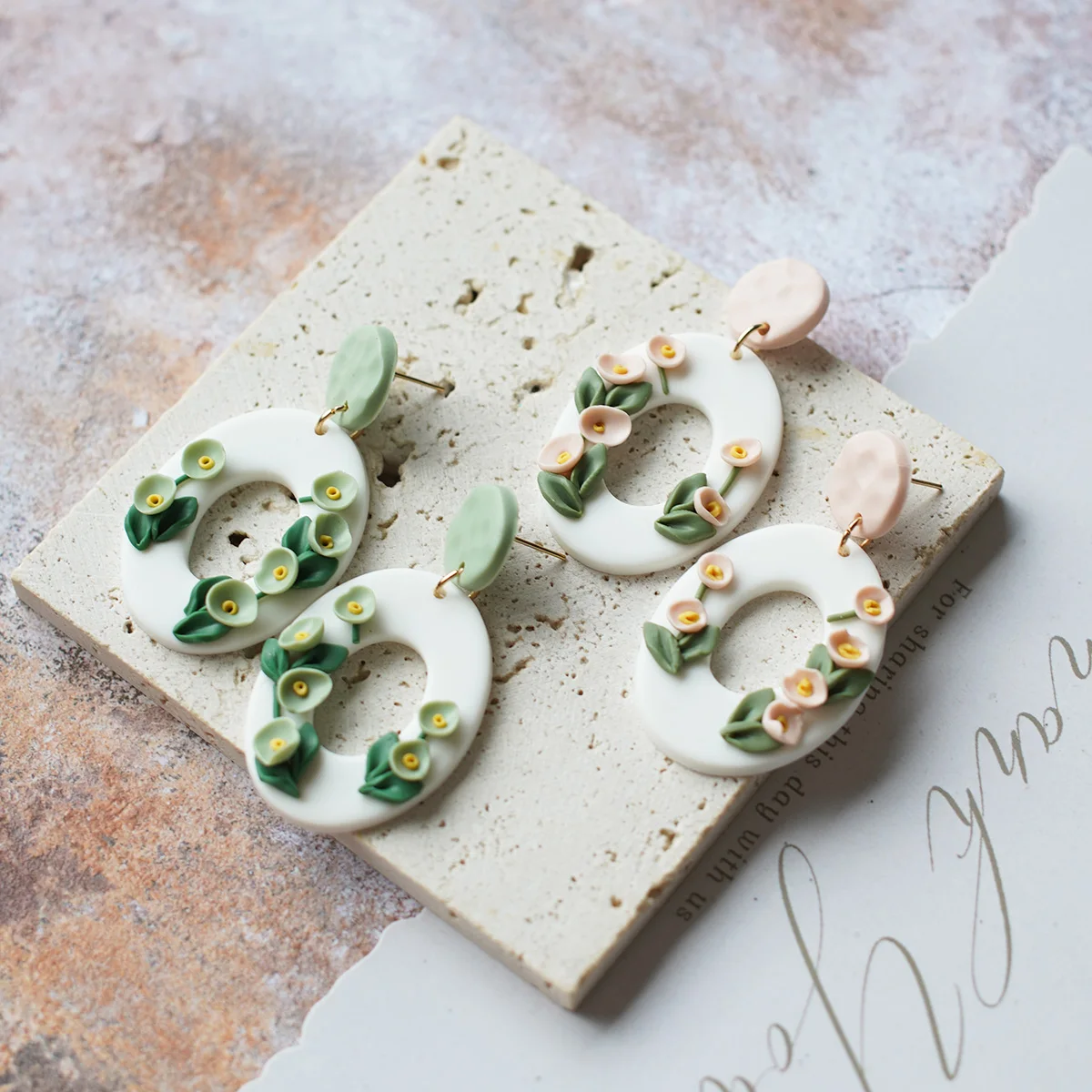 Trendy Fashion Vintage Easter Cluster Flower Polymer Clay Earrings Sets For Holiday Women's Accessories Statement Jewelry Gifts
Trendy Fashion Vintage Easter Cluster Flower Polymer Clay Earrings Sets For Holiday Women's Accessories Statement Jewelry Gifts