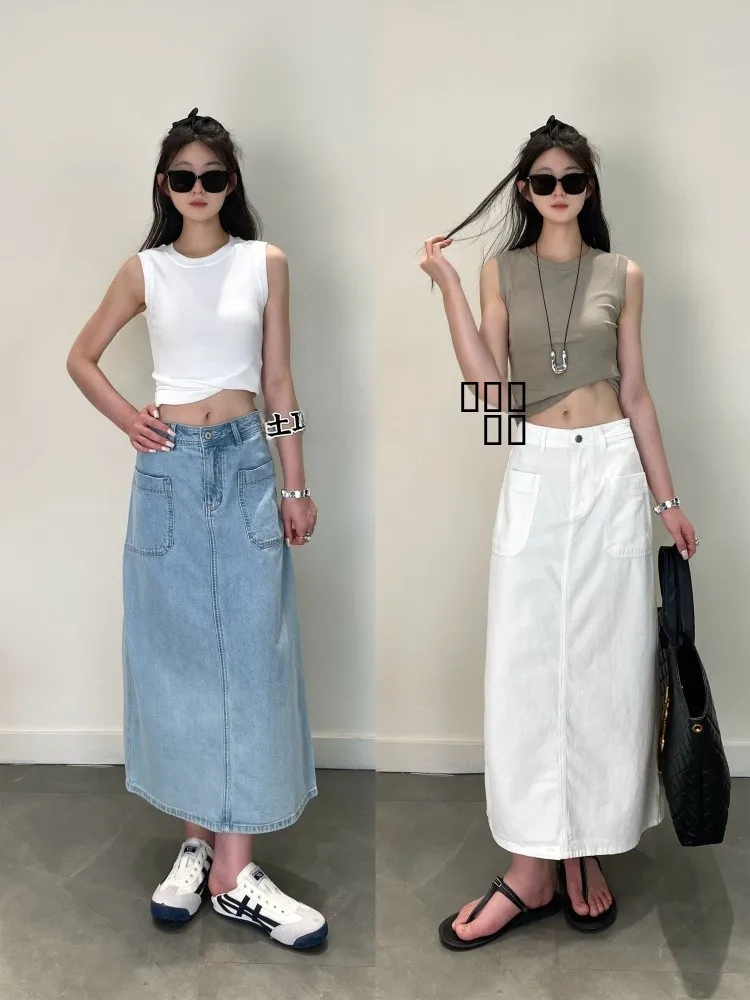 Юбка женская джинсовая А-силуэта с высокой талией, с разрезом, повседневная, удобная, дышащая, на молнии спереди
Юбка женская джинсовая А-силуэта с высокой талией, с разрезом, повседневная, удобная, дышащая, на молнии спереди