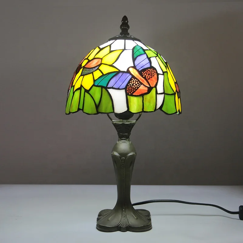 Style Butterfly Dome Stained Glass Lampshade Desk Lights 8Inch Handcrafted Colorful AC Table Lamps
Style Butterfly Dome Stained Glass Lampshade Desk Lights 8Inch Handcrafted Colorful AC Table Lamps