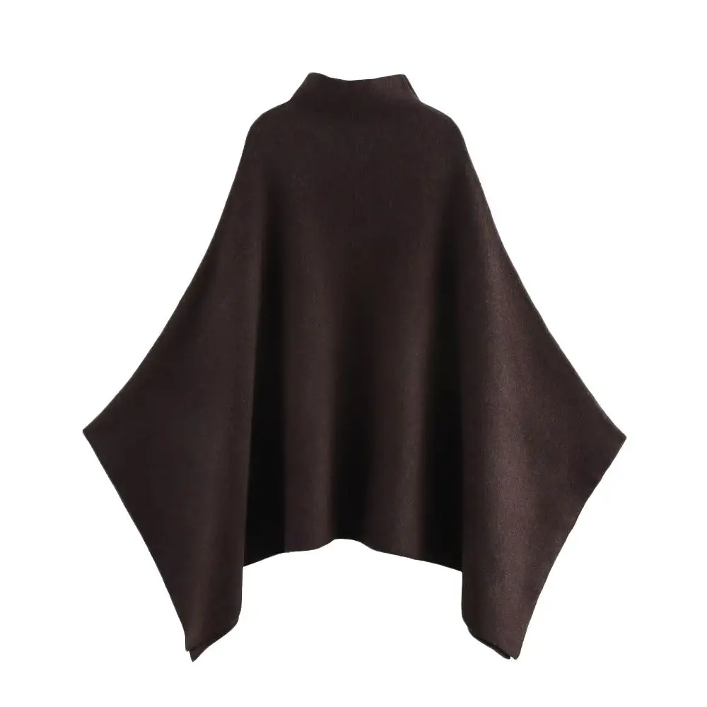 Fashion Autumn Winter Women's Shawl Wrap Loose Stand Collar Cardigan Casual Asymmetric Design Poncho Cape
Fashion Autumn Winter Women's Shawl Wrap Loose Stand Collar Cardigan Casual Asymmetric Design Poncho Cape