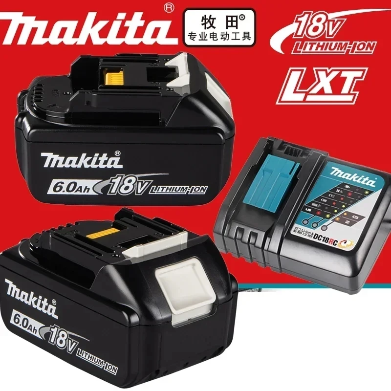 100% original Makita 6.0Ah 18V Rechargeable Battery for Makita 18V BL1830 BL1830B BL1840 BL1840B BL1850 BL1850B Power Tools
100% original Makita 6.0Ah 18V Rechargeable Battery for Makita 18V BL1830 BL1830B BL1840 BL1840B BL1850 BL1850B Power Tools