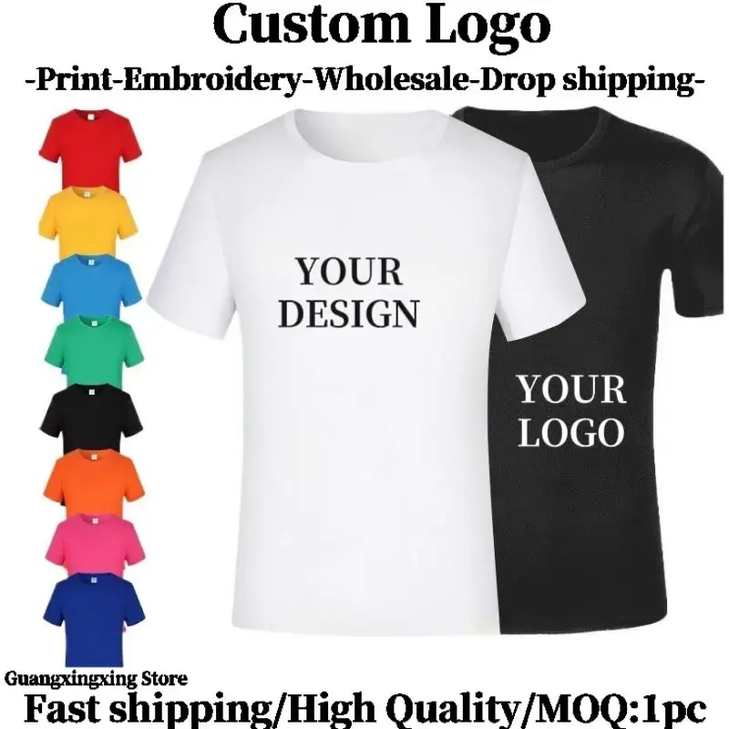 Unisex quick-drying crew neck T-shirt sweatshirt short-sleeved T-shirt logo custom printing embroidery clothing wholesale
Unisex quick-drying crew neck T-shirt sweatshirt short-sleeved T-shirt logo custom printing embroidery clothing wholesale
