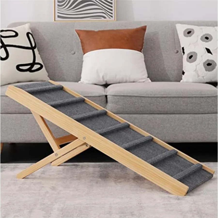 Large Dog Pet Ramp Stairs for Bed Couch Car Truck SUV, Dog Pet Ramp for Small Large Dogs Pets to Get on High Bed Truck Couch So
Large Dog Pet Ramp Stairs for Bed Couch Car Truck SUV, Dog Pet Ramp for Small Large Dogs Pets to Get on High Bed Truck Couch So