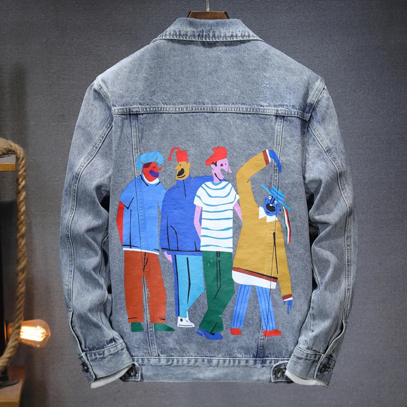 Cowboy jacket men's autumn 2024 new men's outerwear loose casual handsome street versatile denim top
Cowboy jacket men's autumn 2024 new men's outerwear loose casual handsome street versatile denim top