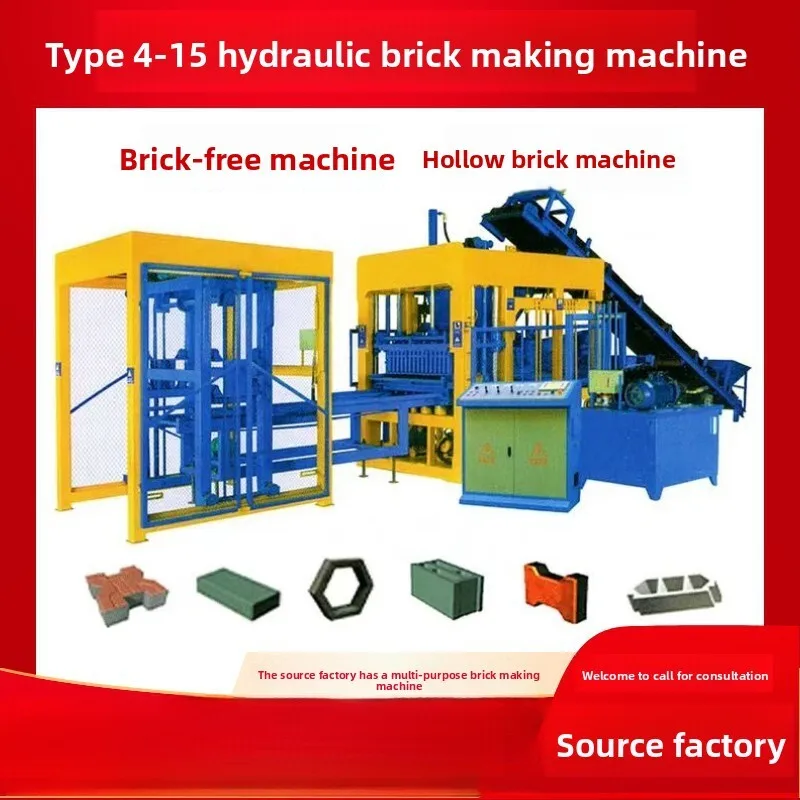 Intelligent Hydraulic Press Fully Automatic Equipment Non-burning Brick Making Machine Permeable Bread Brick Cement Brick Machin
Intelligent Hydraulic Press Fully Automatic Equipment Non-burning Brick Making Machine Permeable Bread Brick Cement Brick Machin