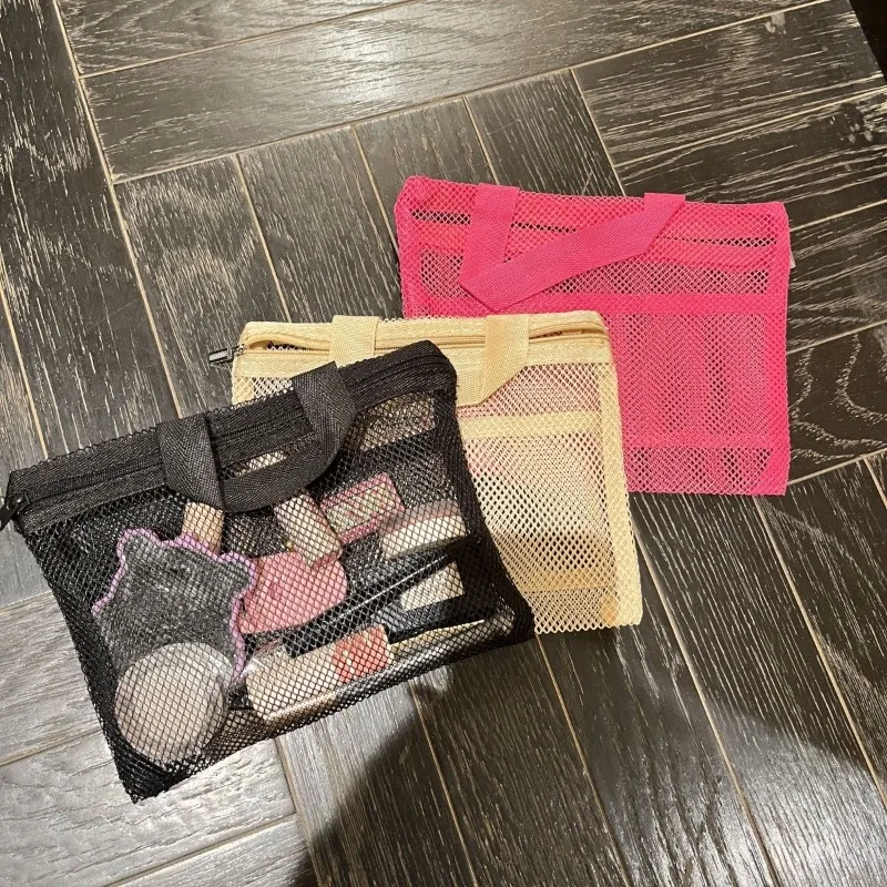Mesh Makeup Bag Summer Cosmetic Handbags Travel Toiletry Organizer Zipper Lipstick Storage Pouch Small Bath Washing Bag
Mesh Makeup Bag Summer Cosmetic Handbags Travel Toiletry Organizer Zipper Lipstick Storage Pouch Small Bath Washing Bag