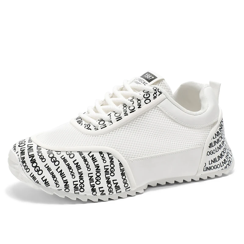 Men's motorcycle shoes with breathable mesh, low cut and thick sole, fashionable and casual trendy shoes
Men's motorcycle shoes with breathable mesh, low cut and thick sole, fashionable and casual trendy shoes