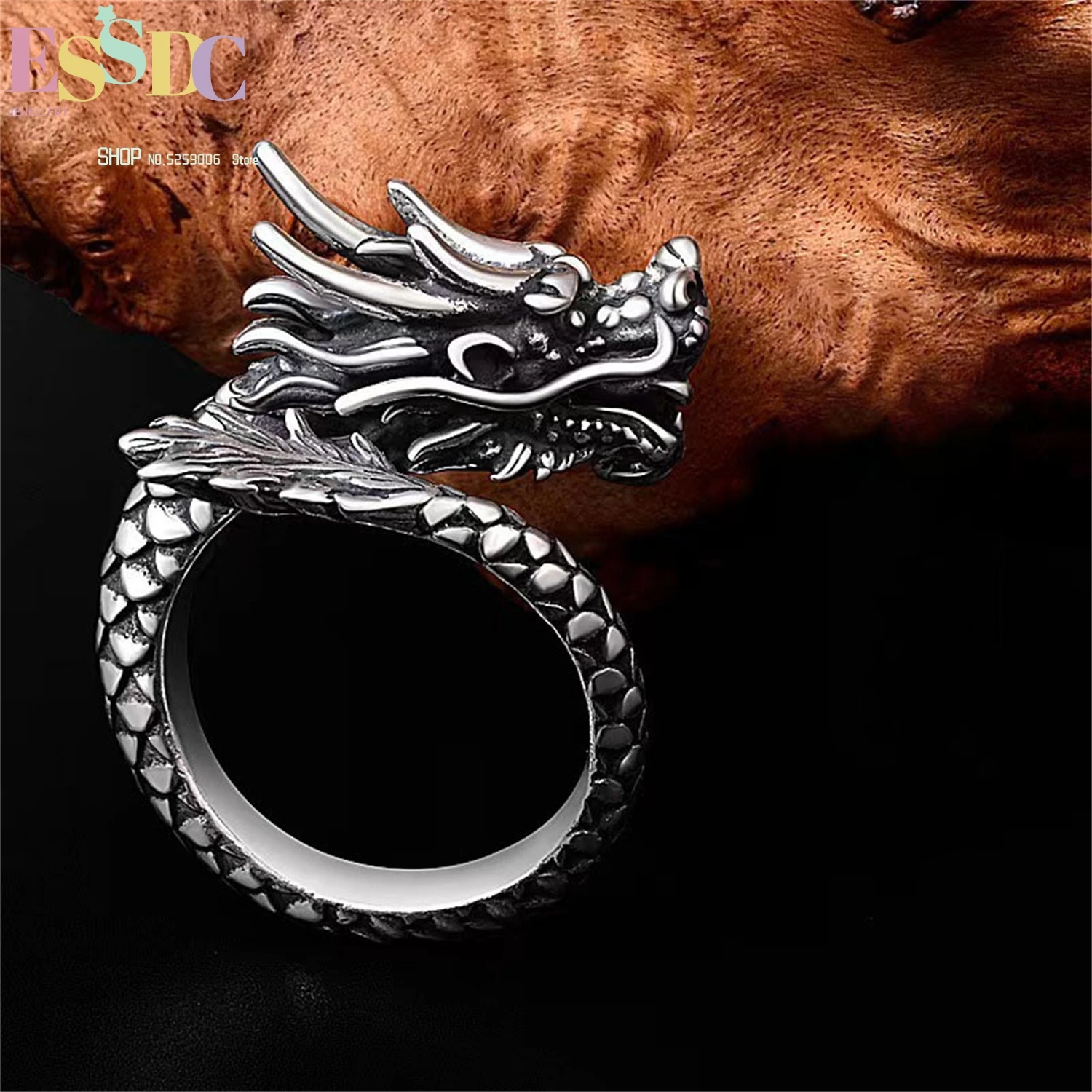 Регулируемое кольцо со спиральным драконом для мужчин, винтажное древнее ремесло, указательный палец зодиака, премиум-класса, соло, ювелирные изделия, острый стиль
Регулируемое кольцо со спиральным драконом для мужчин, винтажное древнее ремесло, указательный палец зодиака, премиум-класса, соло, ювелирные изделия, острый стиль