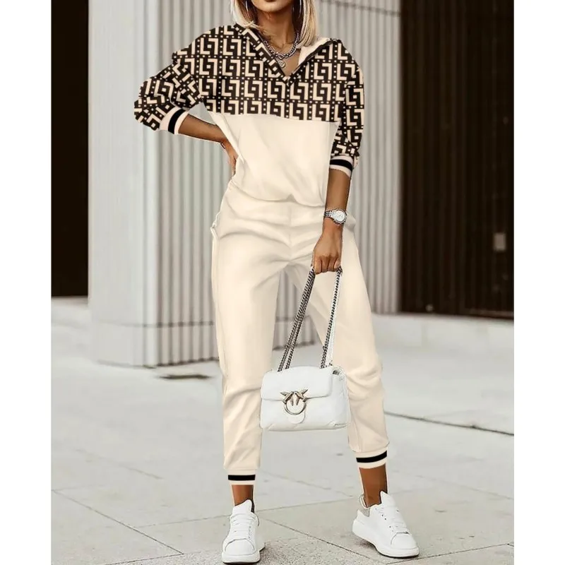 Two Piece Set For Women Print Long Pant Sets 2 Piece Sets Women Outfit Spring Autumn Long Sleeve Fashion Elegant Office Sets
Two Piece Set For Women Print Long Pant Sets 2 Piece Sets Women Outfit Spring Autumn Long Sleeve Fashion Elegant Office Sets