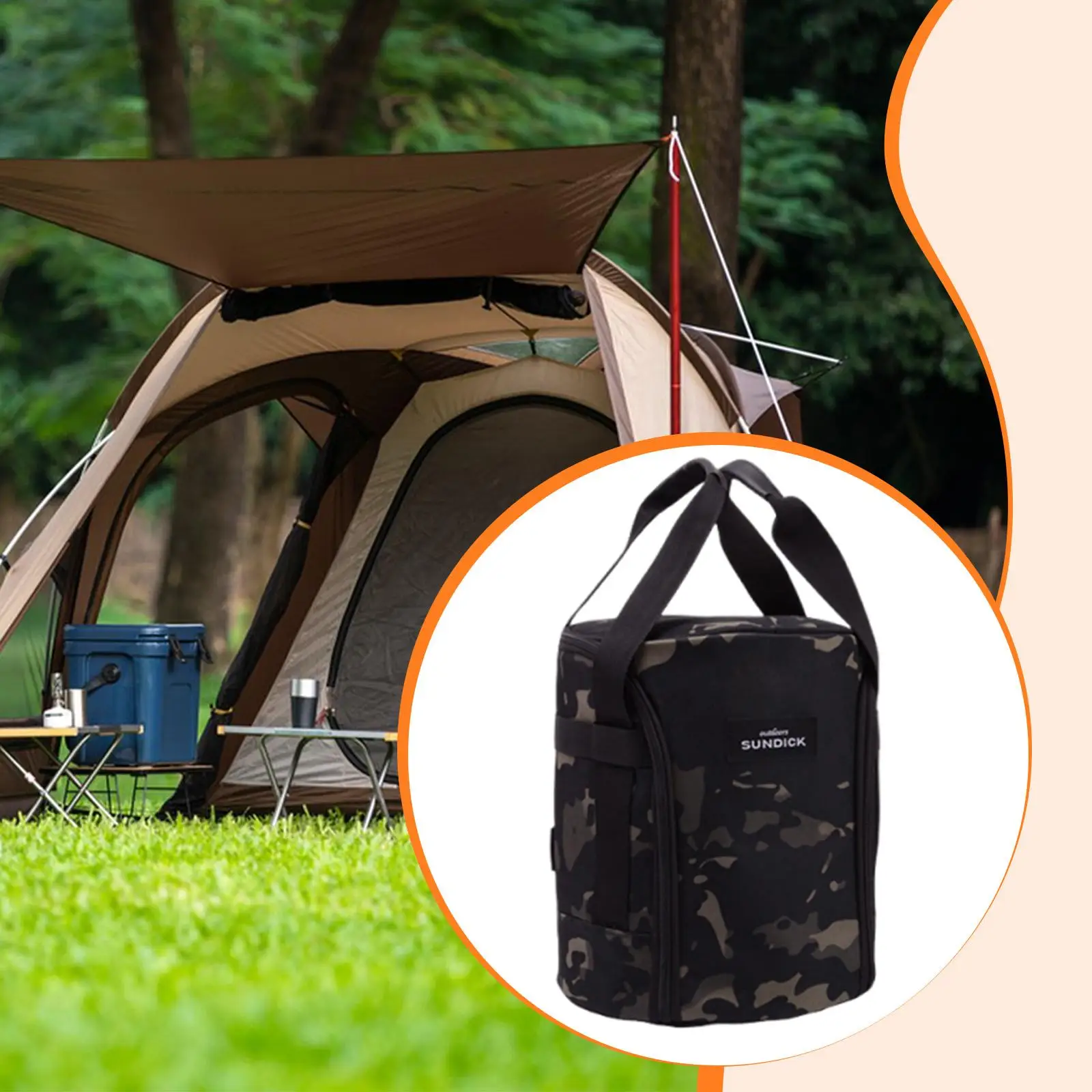 Outdoor Camping Equipment Heater Storage Pouch Water Resistant Miscellaneous Bag for Travel Picnic Hiking and Camping Gear
Outdoor Camping Equipment Heater Storage Pouch Water Resistant Miscellaneous Bag for Travel Picnic Hiking and Camping Gear