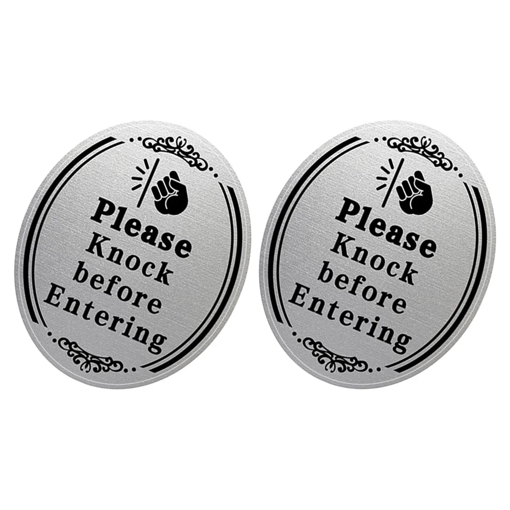 Strong Adhesive Waterproof Knock First Sticker Door Sign Entrance Plaque Bedroom Signs Metal Decor Home Wall Art
Strong Adhesive Waterproof Knock First Sticker Door Sign Entrance Plaque Bedroom Signs Metal Decor Home Wall Art