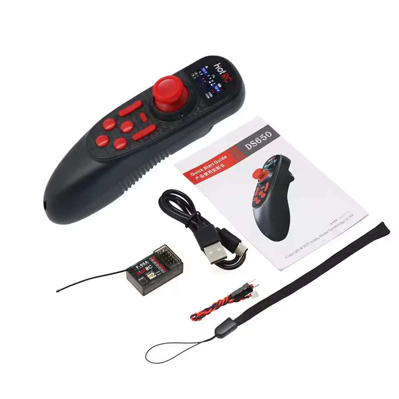 HOTRC DS-650 DS650 6-канальный 2,4 ГГц передатчик радиосистемы с 6-канальным приемником DS 600 PWM для модели радиоуправляемой лодки
HOTRC DS-650 DS650 6-канальный 2,4 ГГц передатчик радиосистемы с 6-канальным приемником DS 600 PWM для модели радиоуправляемой лодки