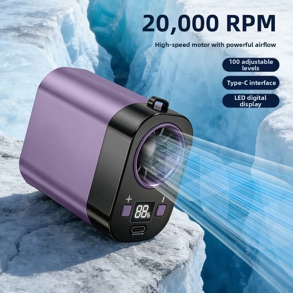 Portable Hand Free Waist Clip Fan Rechargeable Strong Airflow Hanging Neck Fan LED Display High-Speed Mini Electric Fan Working
Portable Hand Free Waist Clip Fan Rechargeable Strong Airflow Hanging Neck Fan LED Display High-Speed Mini Electric Fan Working