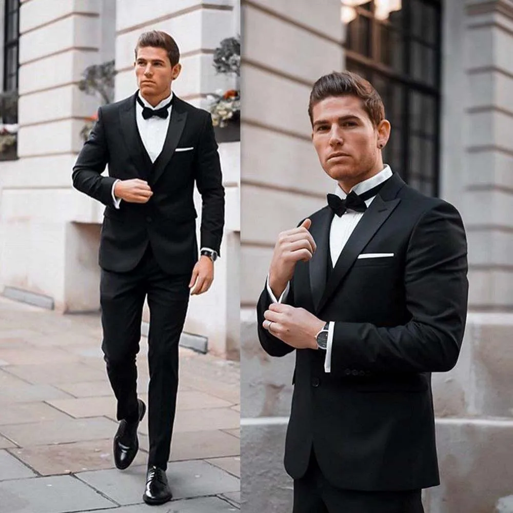 Elegant Suits for Men Fashion High-end Peak Lapel Single Breasted Male Blazer Suit Slim Fit 2 Piece Party Wedding Formal Tuxedo
Elegant Suits for Men Fashion High-end Peak Lapel Single Breasted Male Blazer Suit Slim Fit 2 Piece Party Wedding Formal Tuxedo