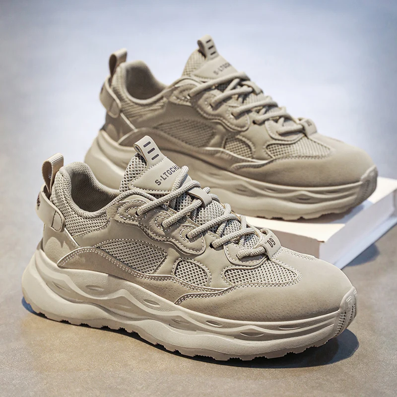 Men's Sporty Casual Shoes Breathable Mesh Teenagers Running Work Thick Bottom Heightening Dad Trendy Shoes Comfortable All Se...
Men's Sporty Casual Shoes Breathable Mesh Teenagers Running Work Thick Bottom Heightening Dad Trendy Shoes Comfortable All Se...
