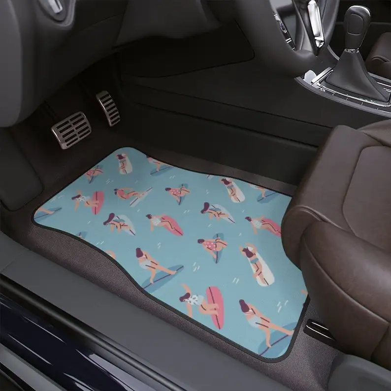 Boho Blue Car Floor Mats, Aesthetic Surfing Summer Vibe Car Floor Mats,Cute Car accessories for women surfer,Beach Car decor
Boho Blue Car Floor Mats, Aesthetic Surfing Summer Vibe Car Floor Mats,Cute Car accessories for women surfer,Beach Car decor