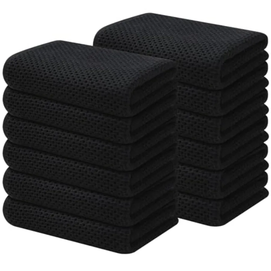 100% Cotton Waffle Weave Kitchen Hand Towels 13 X 28 Inch,,12-Pack Super Soft and Absorbent Dish Towel for Drying Dishes
100% Cotton Waffle Weave Kitchen Hand Towels 13 X 28 Inch,,12-Pack Super Soft and Absorbent Dish Towel for Drying Dishes