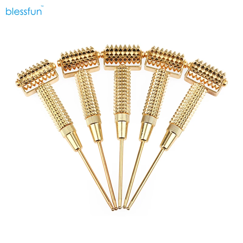 Copper Silver Electropla Derma Needle Roller with Ear Probe Elastic Auricular Probe Massage Acupressure Pen Sujok Treatments
Copper Silver Electropla Derma Needle Roller with Ear Probe Elastic Auricular Probe Massage Acupressure Pen Sujok Treatments