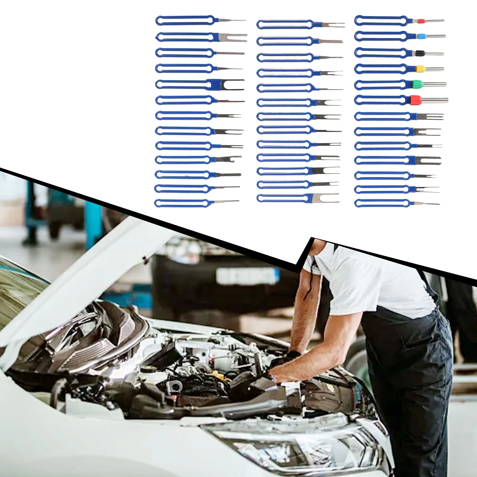 Wire Terminal Removal Tools Vehicle Depinning Tool Stainless Steel 36PC Accessories Optional Parts Practical Useful
Wire Terminal Removal Tools Vehicle Depinning Tool Stainless Steel 36PC Accessories Optional Parts Practical Useful