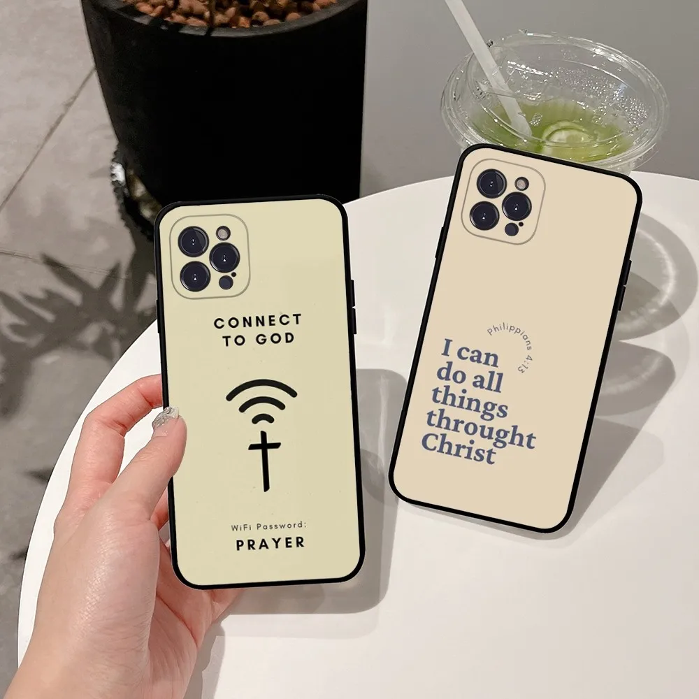 Bible Verse Jesus Christ Christian Phone Case For Apple iPhone 15,14,13,12,11,XS,XR,X,8,7,Pro,Max,Plus,mini Black Cover
Bible Verse Jesus Christ Christian Phone Case For Apple iPhone 15,14,13,12,11,XS,XR,X,8,7,Pro,Max,Plus,mini Black Cover