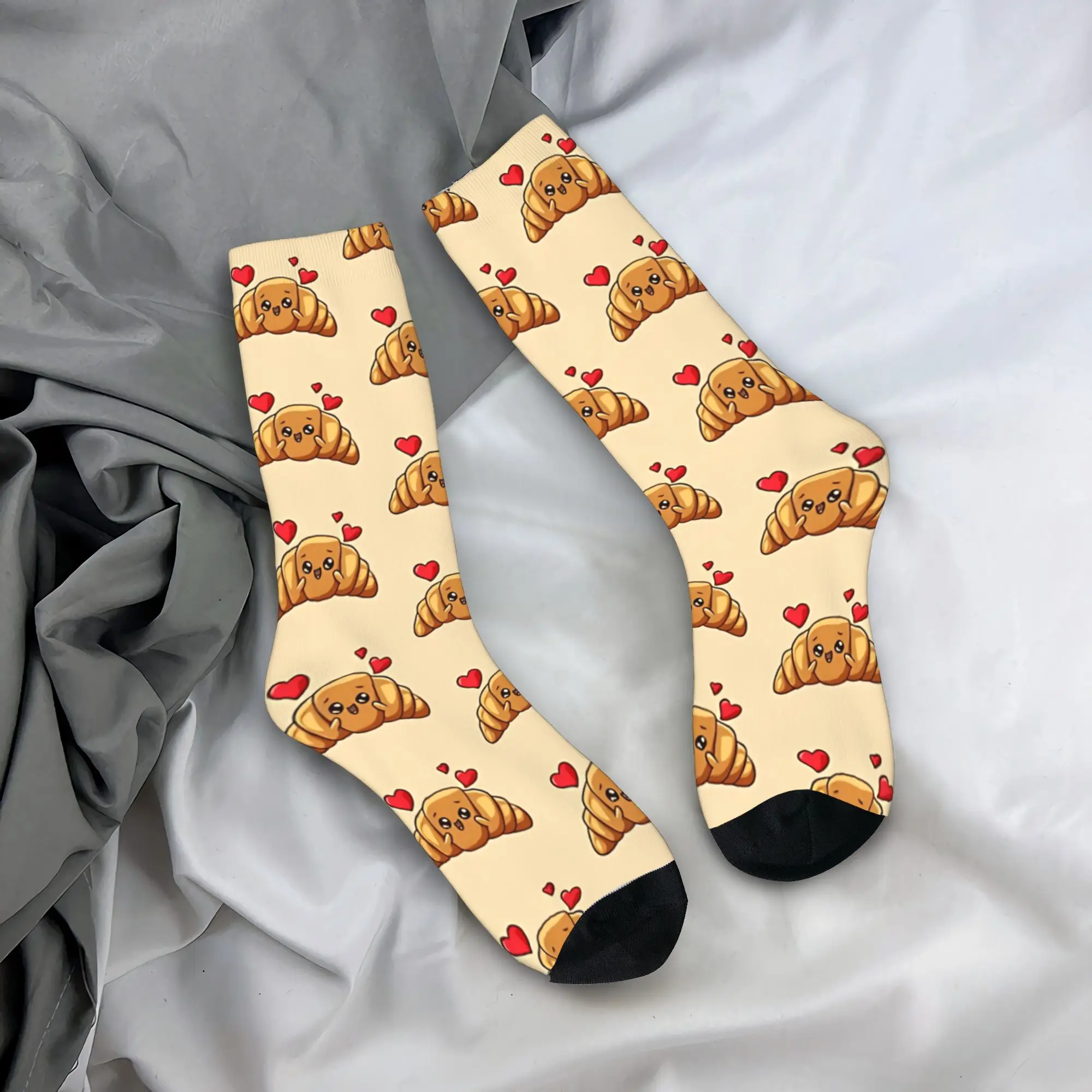 Men Socks cute lovely croissant Stockings Autumn Funny Comfortable Socks Graphic Running Non Slip Socks
Men Socks cute lovely croissant Stockings Autumn Funny Comfortable Socks Graphic Running Non Slip Socks