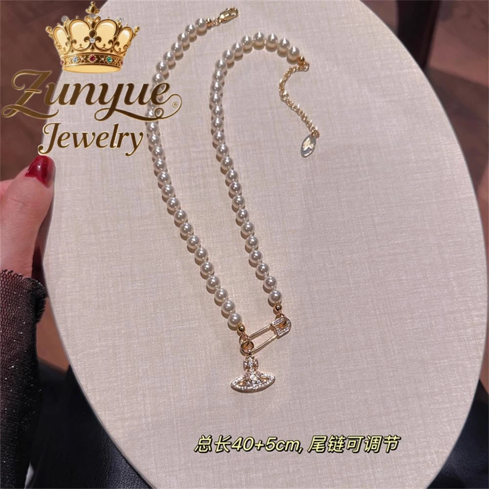 Natural Freshwater Pearl Necklace Exquisite High-end Sexy Young Girls Holiday Gift "ins High-end feel" Luxury Quality Jewelry 
Natural Freshwater Pearl Necklace Exquisite High-end Sexy Young Girls Holiday Gift "ins High-end feel" Luxury Quality Jewelry