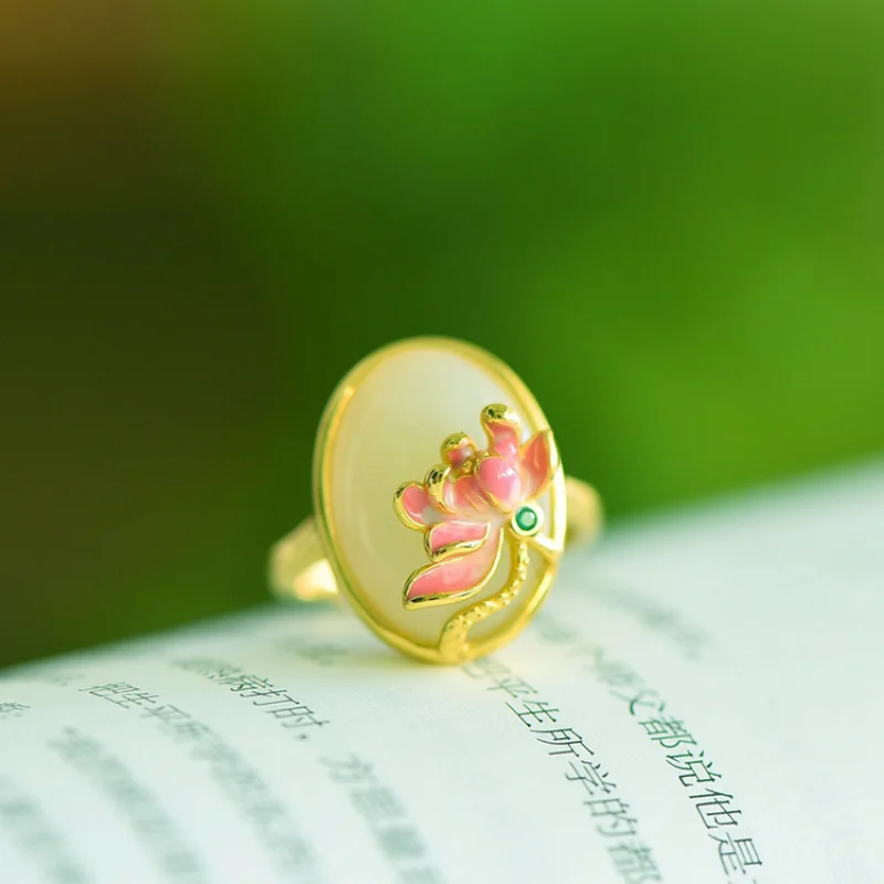 Кольцо на указательный палец для женщин, в старинном стиле, из серебра 925 пробы с позолотой, с холодной эмалью, с большим кабошоном из нефрита, с сертификатом
Кольцо на указательный палец для женщин, в старинном стиле, из серебра 925 пробы с позолотой, с холодной эмалью, с большим кабошоном из нефрита, с сертификатом