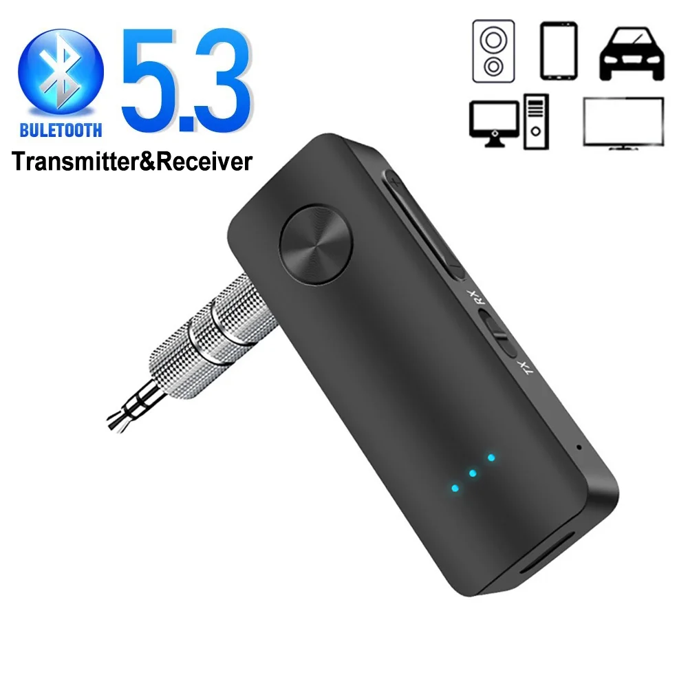 Bluetooth 5.3 Audio Receiver Transmitter Hansfree Call 3.5mm AUX Jack USB Dongle Stereo Music Wireless Adapter For TV PC Car Kit
Bluetooth 5.3 Audio Receiver Transmitter Hansfree Call 3.5mm AUX Jack USB Dongle Stereo Music Wireless Adapter For TV PC Car Kit
