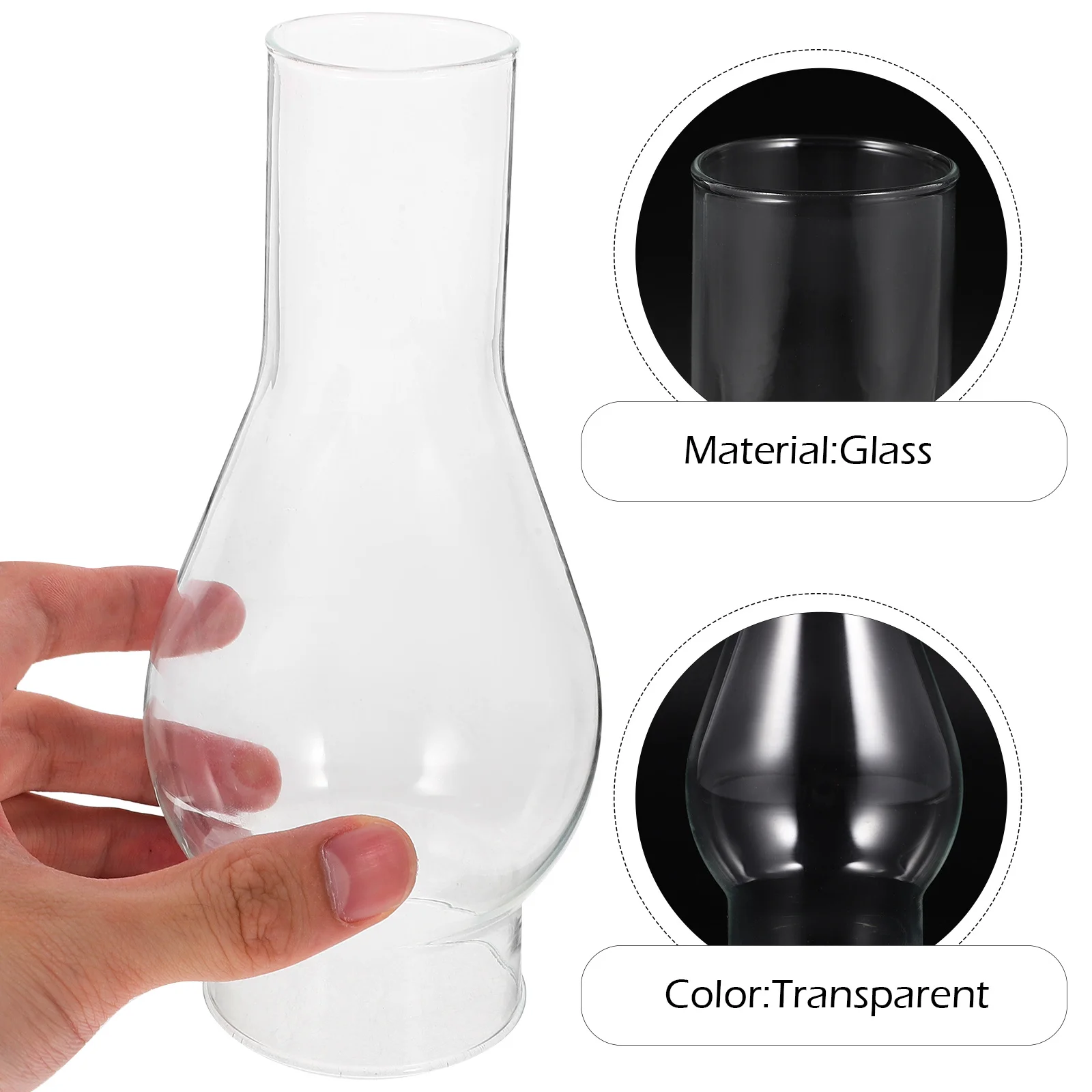 Oil Lamp Chimney Transparent Glass Vintage Lamp Shade Replacement for Oil Lamps Glass Lampshade Lantern Cover
Oil Lamp Chimney Transparent Glass Vintage Lamp Shade Replacement for Oil Lamps Glass Lampshade Lantern Cover