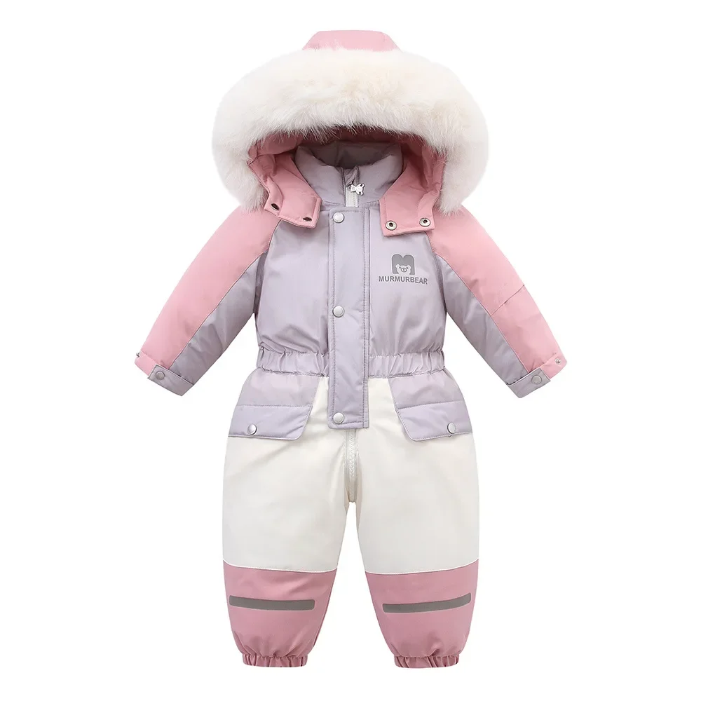 LILIGIRL Color-Block Girls Jumpsuit, Winter Hooded Romper with Quilted Velvet, Warm Padded One-Piece Outfit
LILIGIRL Color-Block Girls Jumpsuit, Winter Hooded Romper with Quilted Velvet, Warm Padded One-Piece Outfit