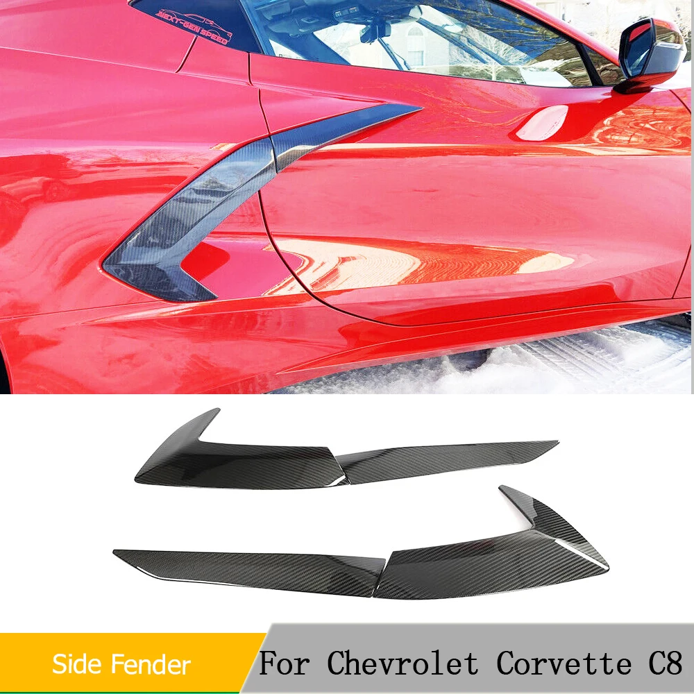 4PCS/Set Side Bumper Fender Cover Trim For Chevrolet Corvette C8 Dry Carbon Air Intake Scoop Covers Body Kits
4PCS/Set Side Bumper Fender Cover Trim For Chevrolet Corvette C8 Dry Carbon Air Intake Scoop Covers Body Kits