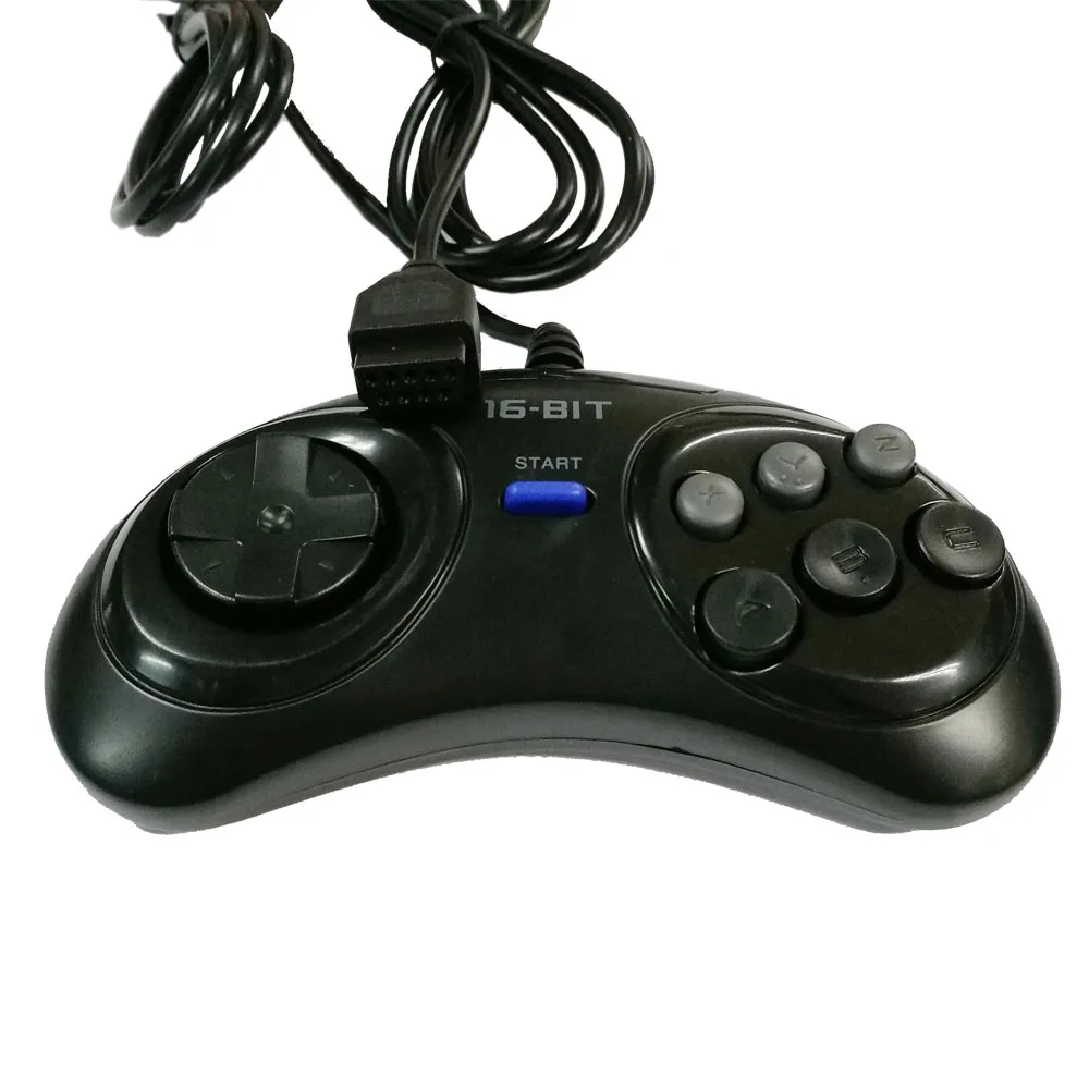 10 pcs Game controller for SEGA Genesis for 16 bit handle controller 6 Button Gamepad for SEGA MD Game Accessories
10 pcs Game controller for SEGA Genesis for 16 bit handle controller 6 Button Gamepad for SEGA MD Game Accessories