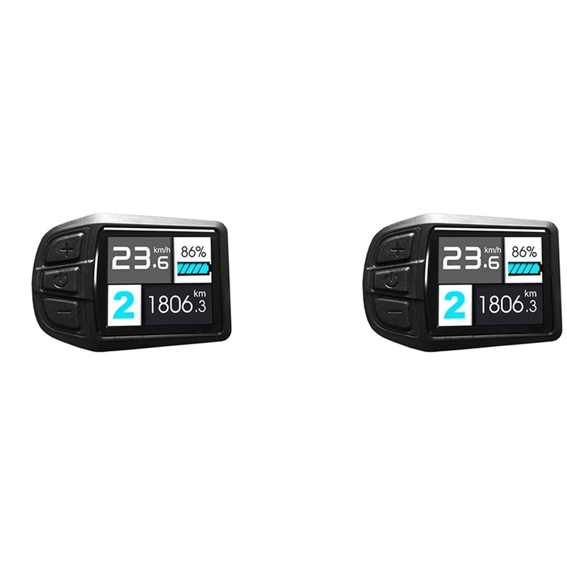 2X LCD TFT UKC3 Display Speed Battery Time Indicator For Electric Bicycle 24V 36V 48V Motor Conversion Kit, Waterproof
2X LCD TFT UKC3 Display Speed Battery Time Indicator For Electric Bicycle 24V 36V 48V Motor Conversion Kit, Waterproof