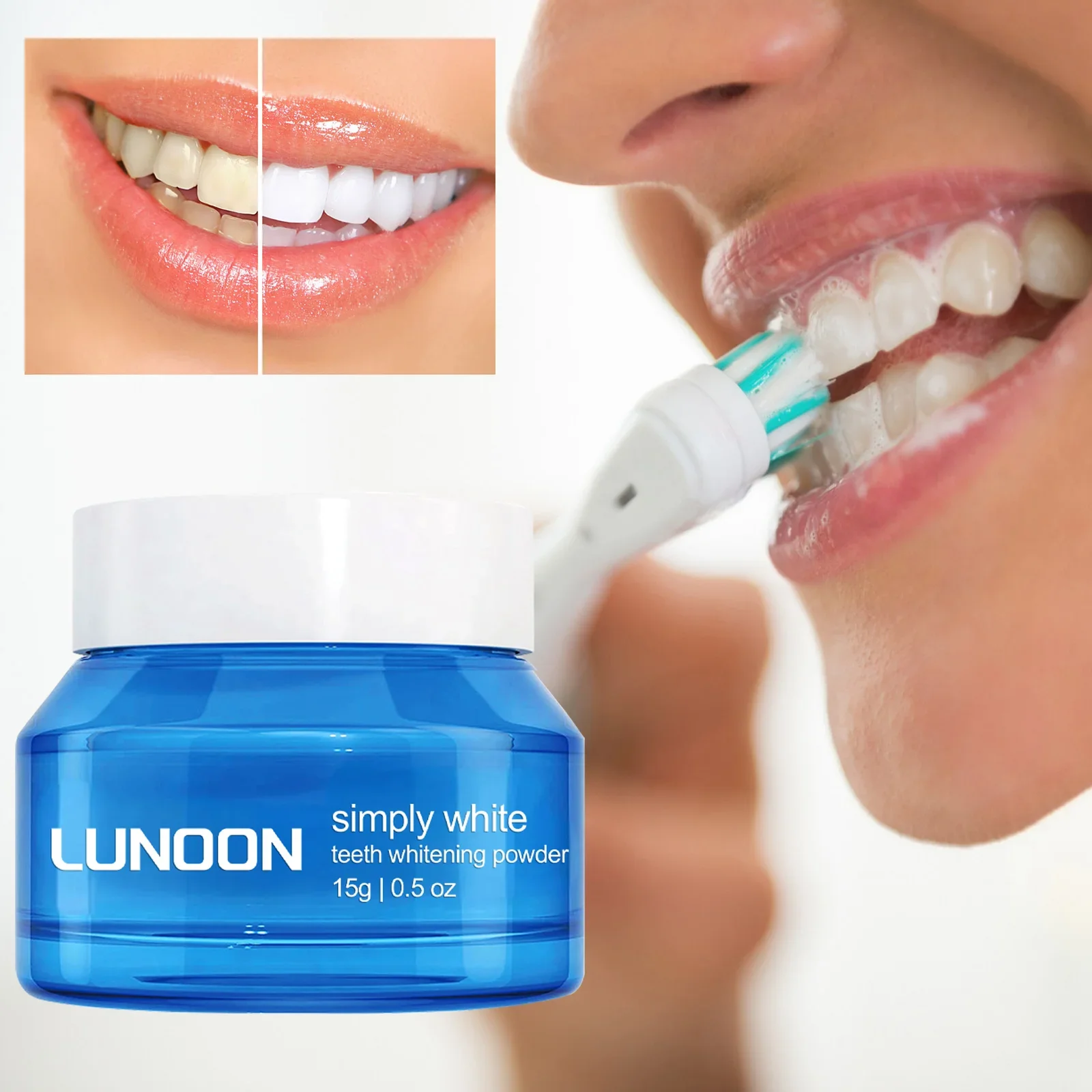 1-5pcs Tooth Whitening Powder Effectively Gently Cleanses Tooth Stains Breaths Freshness Protects Teeth Oral Health Care 15g
1-5pcs Tooth Whitening Powder Effectively Gently Cleanses Tooth Stains Breaths Freshness Protects Teeth Oral Health Care 15g