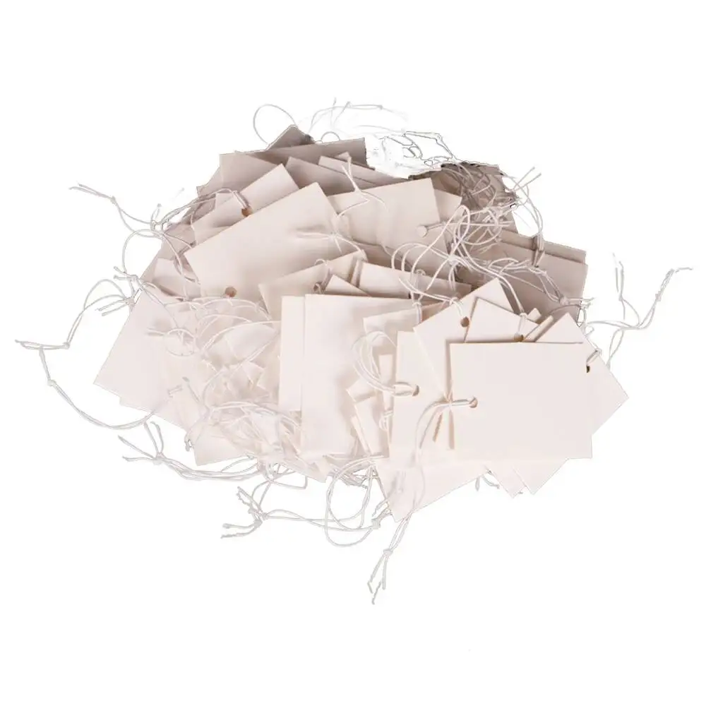 500pcs Sale Tags Packaging Label Pre-strung Price Tag String Gift Hang Tag Blank Paper Garment Commodity Price Garment Labels
500pcs Sale Tags Packaging Label Pre-strung Price Tag String Gift Hang Tag Blank Paper Garment Commodity Price Garment Labels