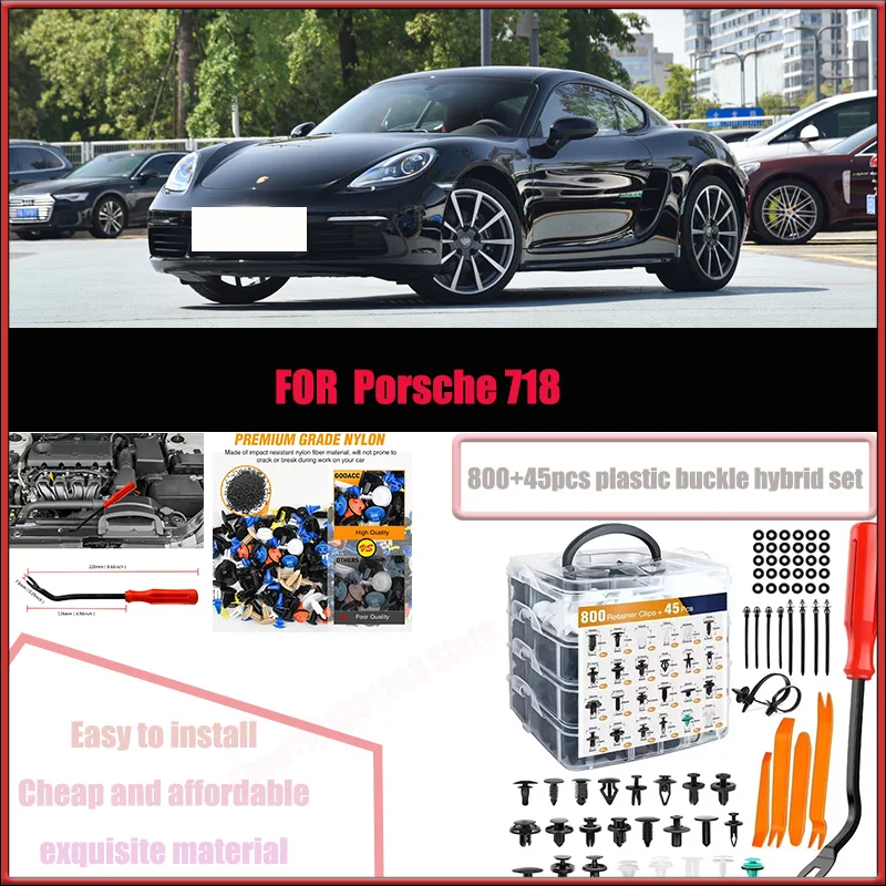 For Porsche 718 Ford Audi BMW Toyota Car Plastic Retainer Clips Kit 800+45pcs Auto Fender Push Pin Car Fastener Clip Mixed Set
For Porsche 718 Ford Audi BMW Toyota Car Plastic Retainer Clips Kit 800+45pcs Auto Fender Push Pin Car Fastener Clip Mixed Set