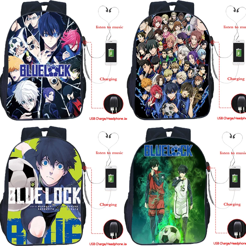Anime Isagi Yoichi BLUE LOCK School Backpack for Boys Girls Manga Students School Bags Usb Port Large Capacity Durable Rucksack
Anime Isagi Yoichi BLUE LOCK School Backpack for Boys Girls Manga Students School Bags Usb Port Large Capacity Durable Rucksack