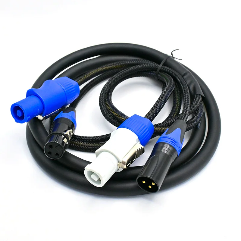 Powercon XLR Audio Combi Cable 1 м 1,5 м 2 м 3 м 5 м 8 м 10 м Комбинированный кабель для освещения сцены Power con DMX Signal Combo для динамика с подвижной головкой 
Powercon XLR Audio Combi Cable 1 м 1,5 м 2 м 3 м 5 м 8 м 10 м Комбинированный кабель для освещения сцены Power con DMX Signal Combo для динамика с подвижной головкой