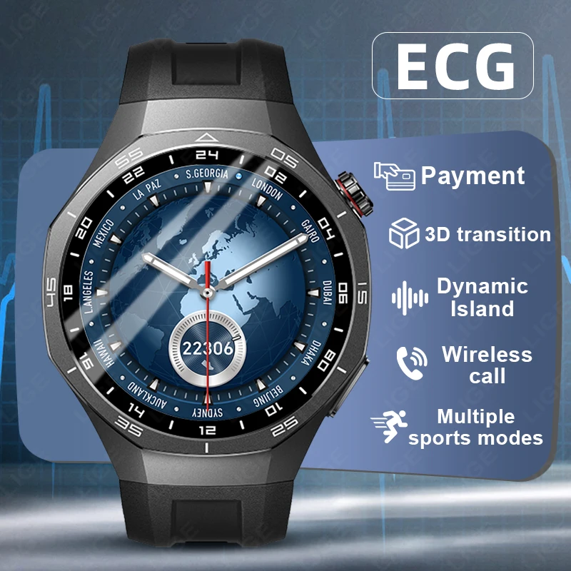 LIGE 3D Dial Спортивные Смарт-часы 2026 Новый 1,52-дюймовый HD-экран Фитнес-трек Сердечный ритм Bluetooth Вызов Смарт-часы Мужские Двухъядерный процессор
LIGE 3D Dial Спортивные Смарт-часы 2026 Новый 1,52-дюймовый HD-экран Фитнес-трек Сердечный ритм Bluetooth Вызов Смарт-часы Мужские Двухъядерный процессор