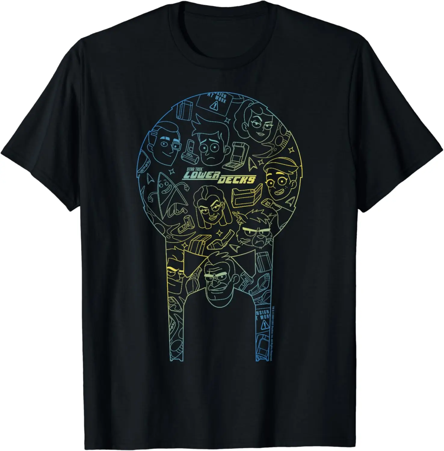Star Trek: Lower Decks USS Cerritos Group Collage T-Shirt Vintage Tee Shirt Unisex
Star Trek: Lower Decks USS Cerritos Group Collage T-Shirt Vintage Tee Shirt Unisex