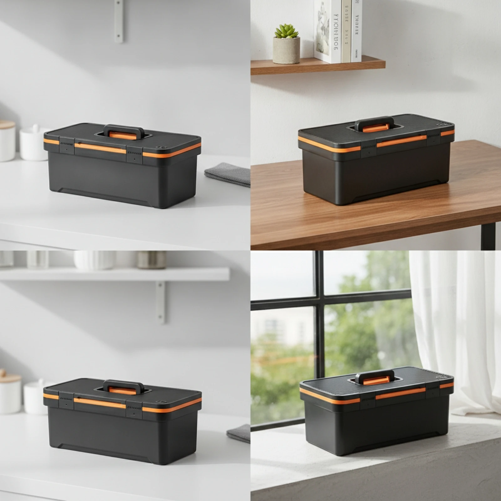 Tool Box with Tray Compartmented Toolbox with Tray Tool Storage Box Heavy-Duty Hard-Shell for Diyers, Garage, Home Repairs
Tool Box with Tray Compartmented Toolbox with Tray Tool Storage Box Heavy-Duty Hard-Shell for Diyers, Garage, Home Repairs