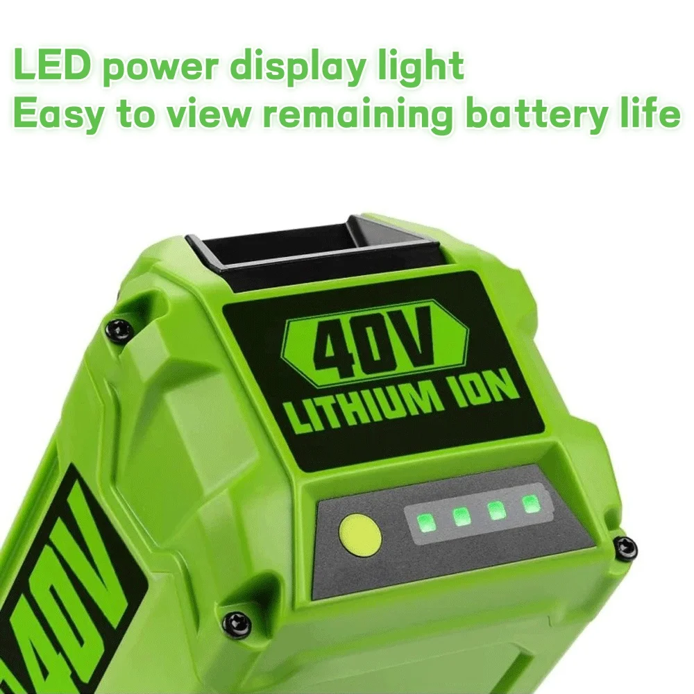 2025 40V 6Ah rechargeable G-MAX Li-ion Battery for Manufacturer Replacement Battery for Lawn Mower Power Tools 
2025 40V 6Ah rechargeable G-MAX Li-ion Battery for Manufacturer Replacement Battery for Lawn Mower Power Tools