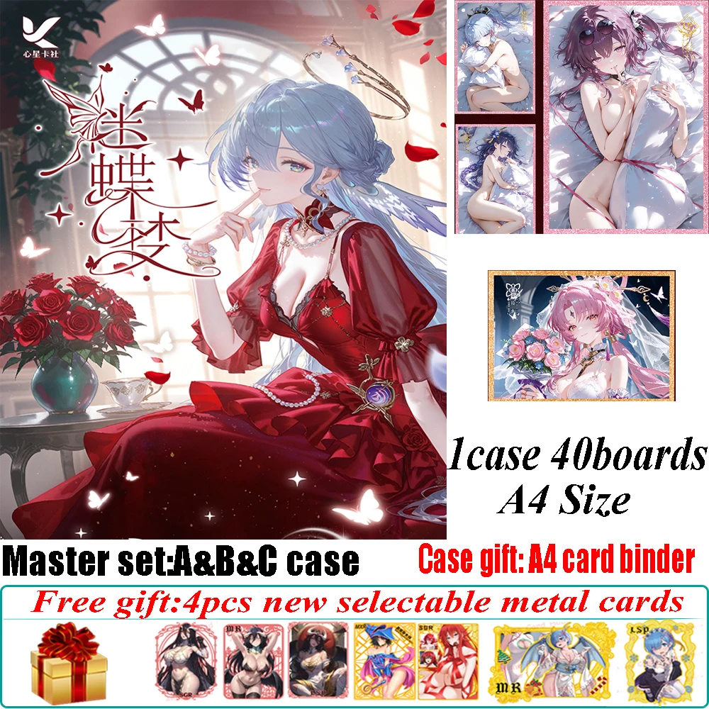 New A4 Waifu Boards Xinxing Card Society Butterfly Dream Colored Paper Anime Goddess Rem Hutao Mitsuri Sexy Bikini Charm Cards
New A4 Waifu Boards Xinxing Card Society Butterfly Dream Colored Paper Anime Goddess Rem Hutao Mitsuri Sexy Bikini Charm Cards