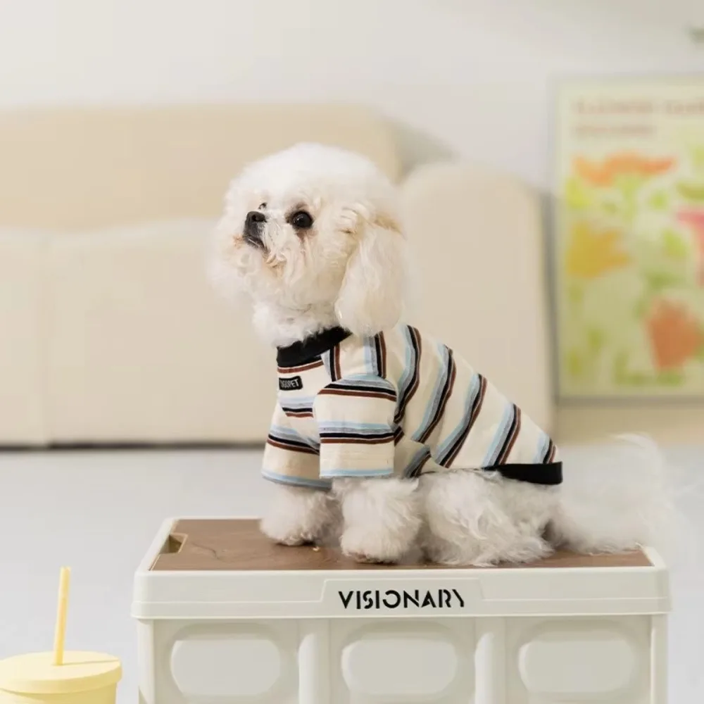 Cartoon Pet Elephant Striped T-shirt Sun Protection Cool Comfortable Puppy Pullover Breathable Summer Thin Pet Clothes
Cartoon Pet Elephant Striped T-shirt Sun Protection Cool Comfortable Puppy Pullover Breathable Summer Thin Pet Clothes