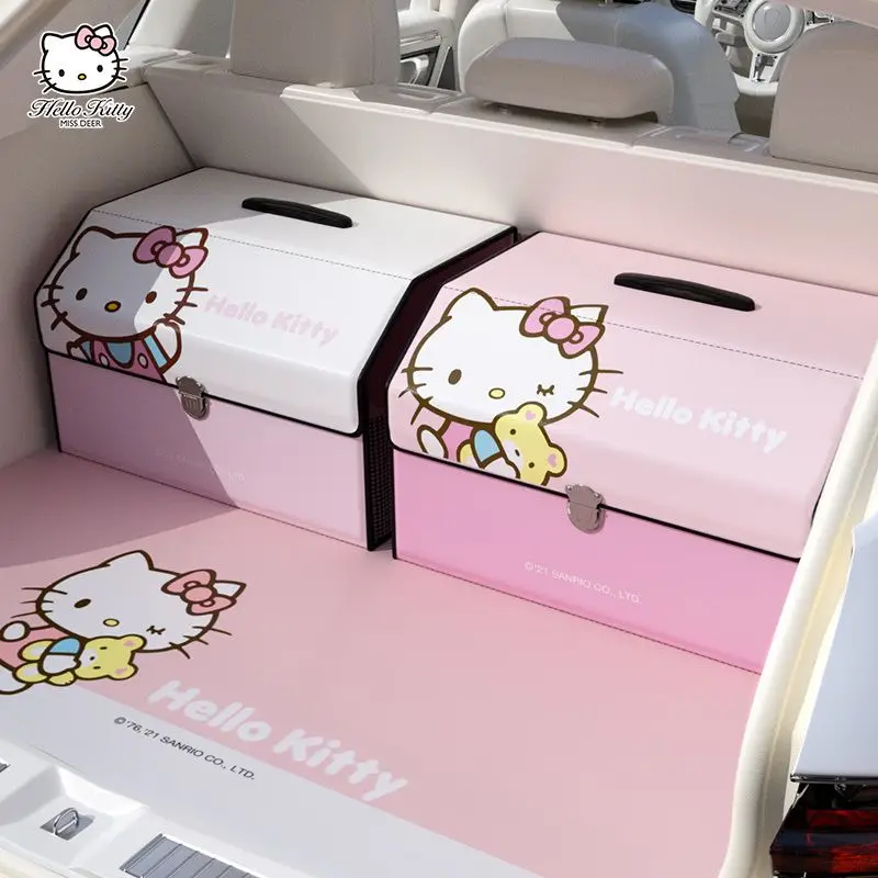 Genuine Kawaii Sanrio Car Trunk Storage Box Organizing Box Hello Kitty Cartoon Car Storage Box Foldable Car Decoration Gift
Genuine Kawaii Sanrio Car Trunk Storage Box Organizing Box Hello Kitty Cartoon Car Storage Box Foldable Car Decoration Gift