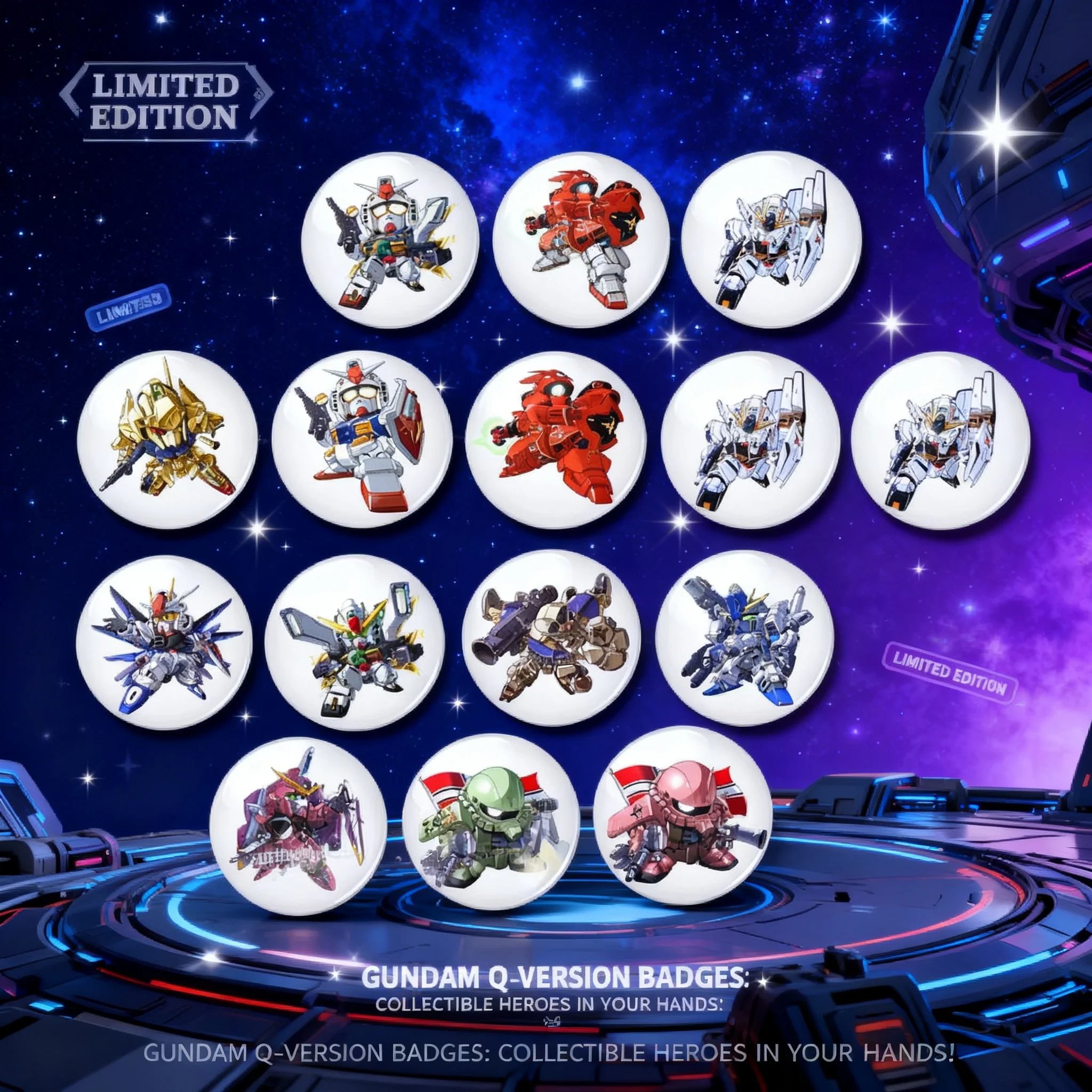 Gundam Keychain Anime Badge Mobile Suit Gundam Chibi Charms Zakus Pin Brooch Pendant Accessories for Fans Collectibles Gifts
Gundam Keychain Anime Badge Mobile Suit Gundam Chibi Charms Zakus Pin Brooch Pendant Accessories for Fans Collectibles Gifts