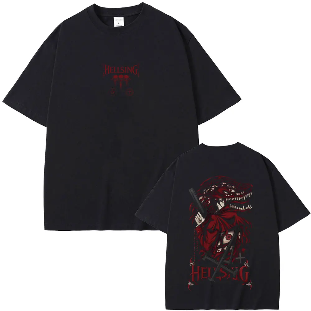 Anime Hellsing T Shirts Vampire Alucard Merch T-shirt Men Women Manga Gothic Oversized Streetwear Unisex Soft Cotton Tshirt Tops
Anime Hellsing T Shirts Vampire Alucard Merch T-shirt Men Women Manga Gothic Oversized Streetwear Unisex Soft Cotton Tshirt Tops