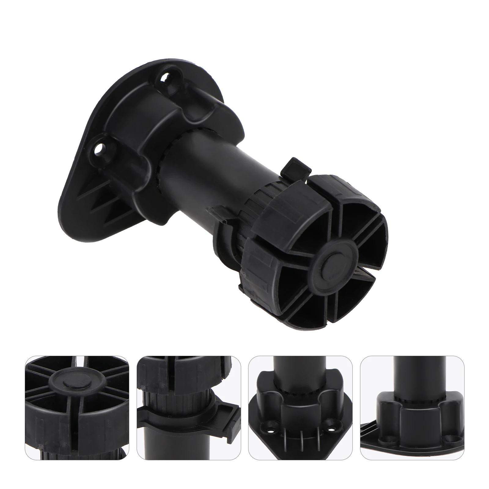 Plastic Cabinet Feet Heavy Duty Adjustable Furniture Legs for Sofa Table Risers Leveler Black Thickened Base 360 Degree Thread
Plastic Cabinet Feet Heavy Duty Adjustable Furniture Legs for Sofa Table Risers Leveler Black Thickened Base 360 Degree Thread